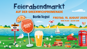 Feierabendmarkt auf der Greenwichpromenade am Tegeler See