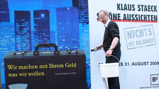 Vortrag von Manfred Mayer: „Nichts ist erledigt“ – Klaus Staeck als Künstler und Akademiepräsident