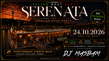🔥 SERENATA – Italian Boat Party 🇮🇹🚢