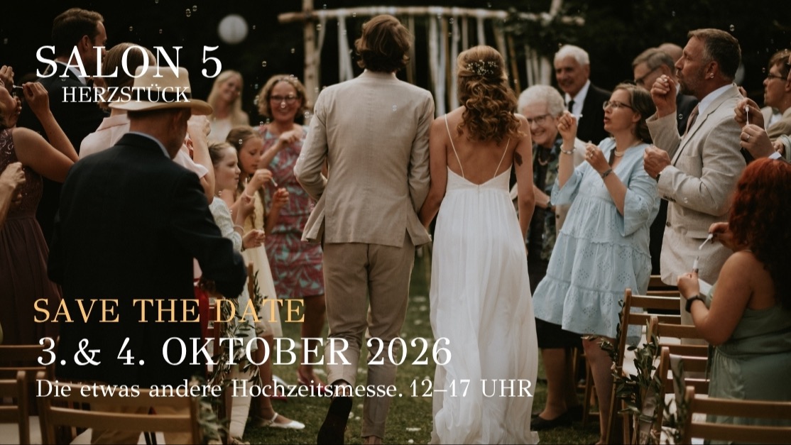 Titelbild der Veranstaltung Hochzeitsmesse SALON 5 HERZSTÜCK 2026