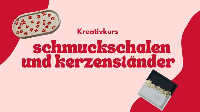 Jesmonite Schmuckschalen Kurs