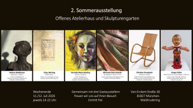 2. Sommerausstellung - Offenes Atelierhaus und Skulpturengarten