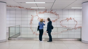 Kunst im Untergrund - die Wehrhahn-Linie