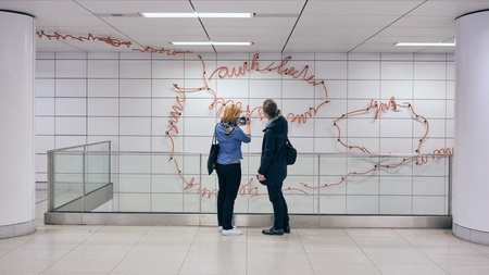 Kunst im Untergrund - die Wehrhahn-Linie