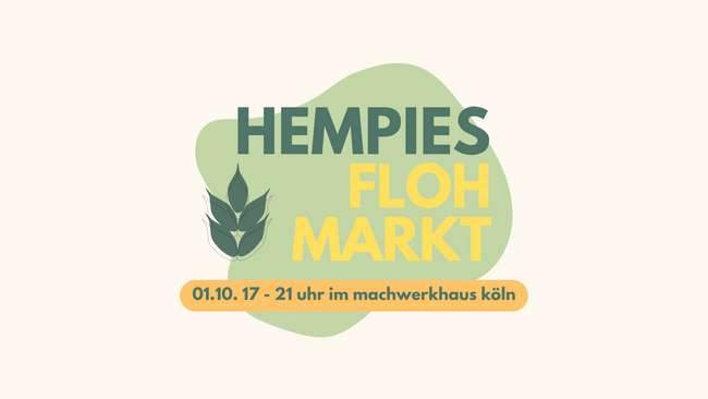 Hempies Flohmarkt im machwerkhaus köln