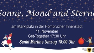 Sonne, Mond und Sterne - Sankt Martins Umzug in Dortmund Hombruch