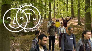Wanderung von Schloss Benrath nach Zons und zurück - Start with a Friend e.V.