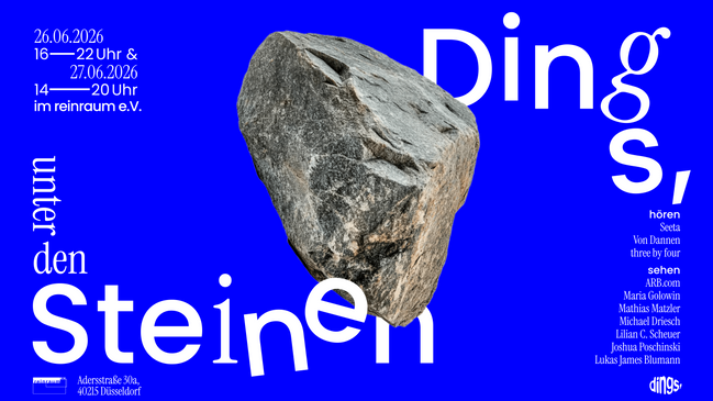 Dings, unter den Steinen