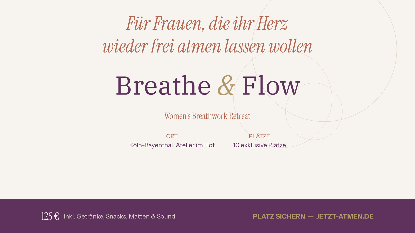 Breathe & Flow - Women's Breathwork Retreat
