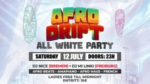 BIG VIBES AFRO DRIFT - ALL WHITE