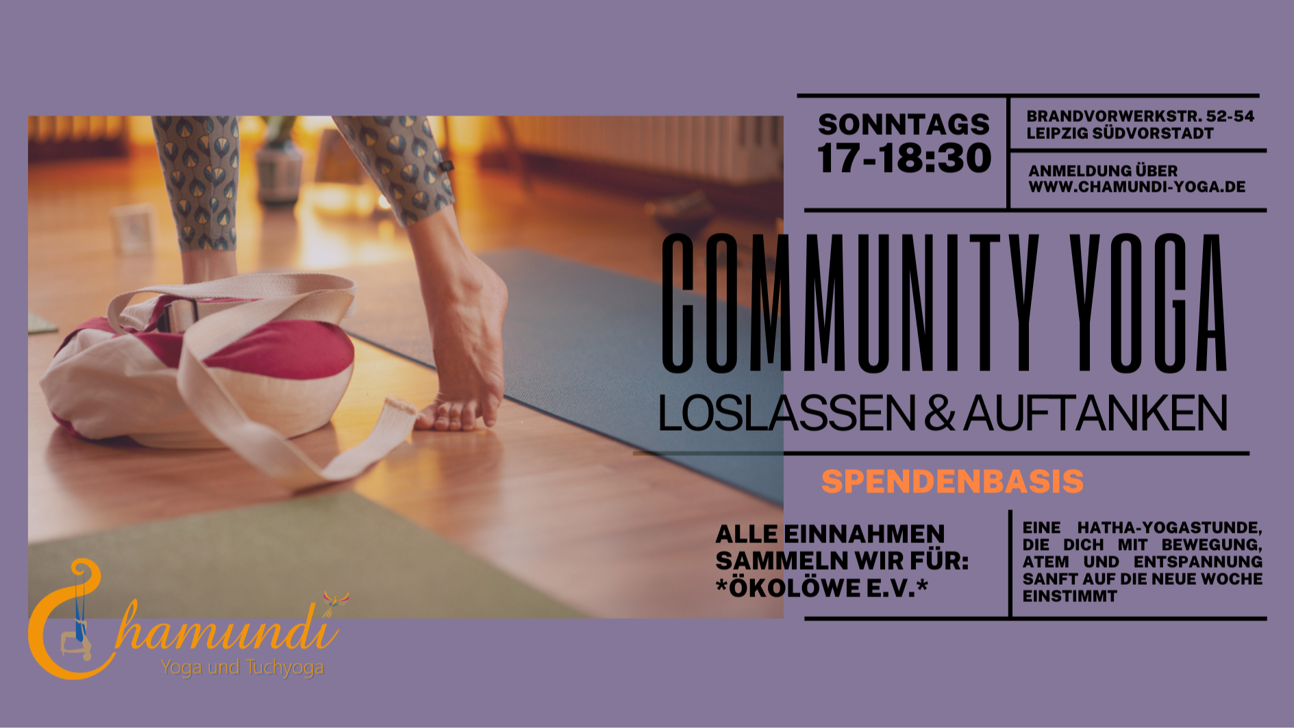Community Yoga - Spenden sammeln für Ökolöwe e.V.