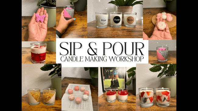 Sip & Pour: Friday Night Candle Making Workshop