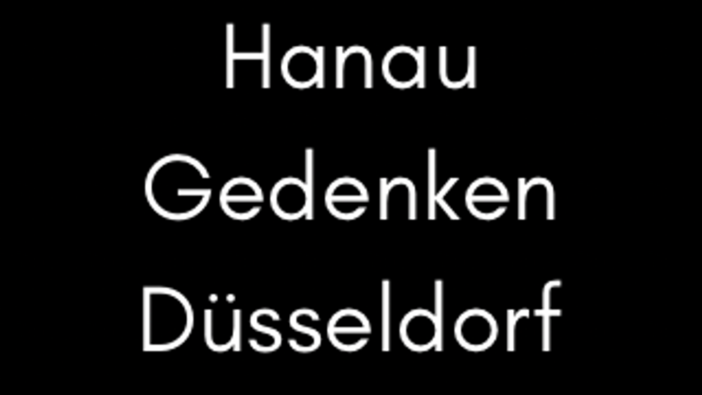 Hanau Gedenken Düsseldorf