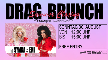 DRAG BRUNCH // sponsored by FRITZ KOLA - Summer Closing