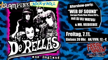 The DeRellas (UK) + Web Of Sound