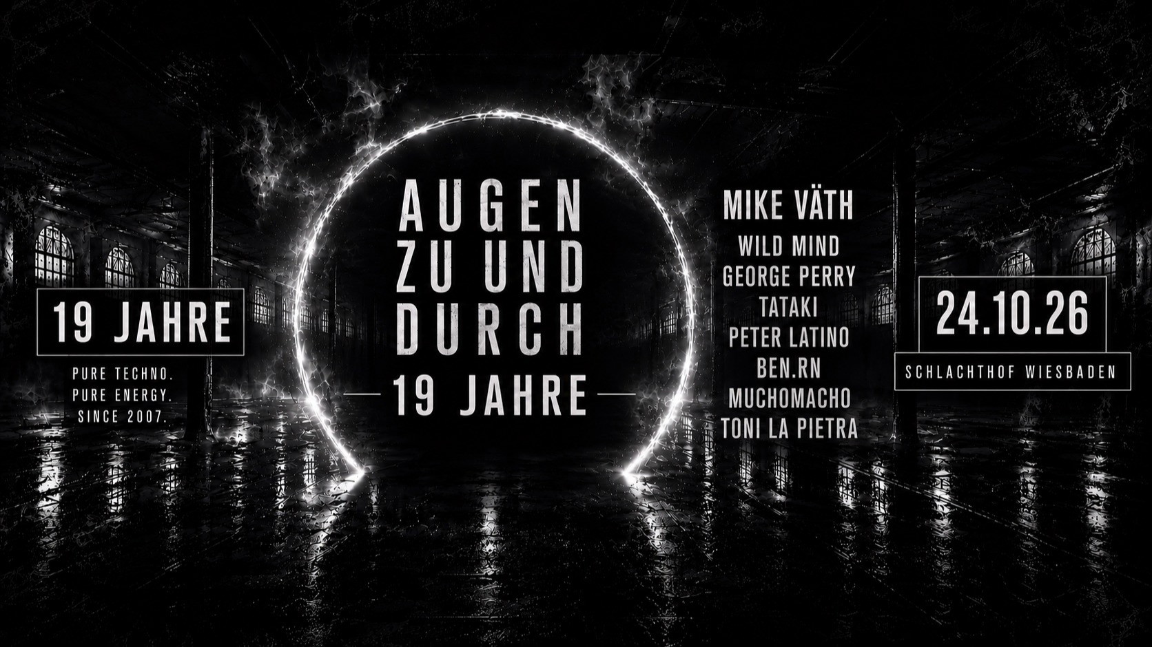 19 JAHRE AUGEN ZU UND DURCH