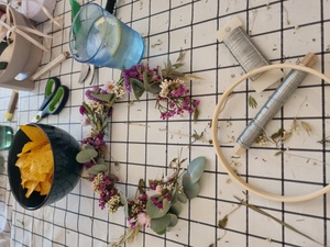 Blumenkranz/Hoop Workshop : music, drinks & flowers