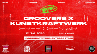 SUNDAY FREE OPEN AIR - GROOVERS X KUNSTKRAFTWERK LEIPZIG