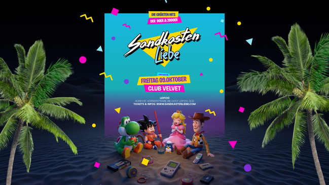 SANDKASTENLIEBE Leipzig's 90er & 2000er Party Cllub Velvet