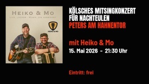 MitSingKunzät vür Naaksüüle, kostenloses Mitsingkonzert mit Heiko & Mo