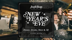 Jim & June all inclusive new year's eve - Dinner, Drinks, Show & DJ