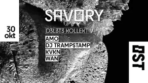 (5€) Savory - Techno Every Thursday