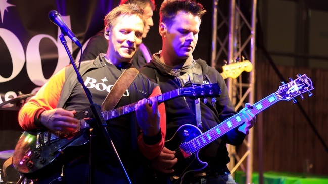 Live auf dem Midnightbazar: Bodo & The Giants
