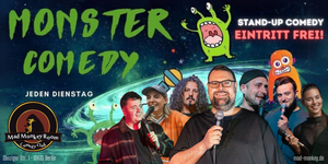 Stand up Comedy ★ MONSTER EARLYSHOW (18:30 Uhr) ★ im Mad Monkey Room