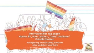 Kundgebung zum IDAHOBALTI*