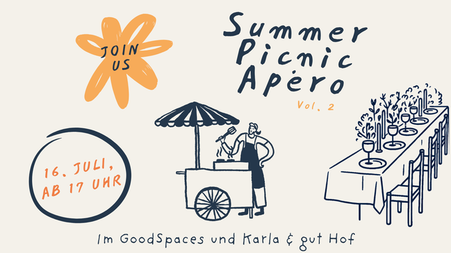 Summer Picnic Apéro Vol. 2 – GoodSpaces Sommerfest