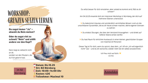 Workshop: Grenzen setzen lernen (BZ Nürnberg)