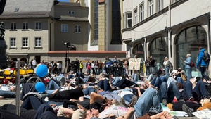 LiegendDemo in Augsburg
