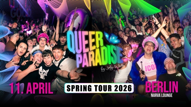 QUEER PARADISE BERLIN - SPRING TOUR 2026 🌈🎉
