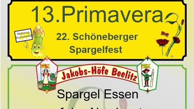 13. Primavera / 22. Spargelfest