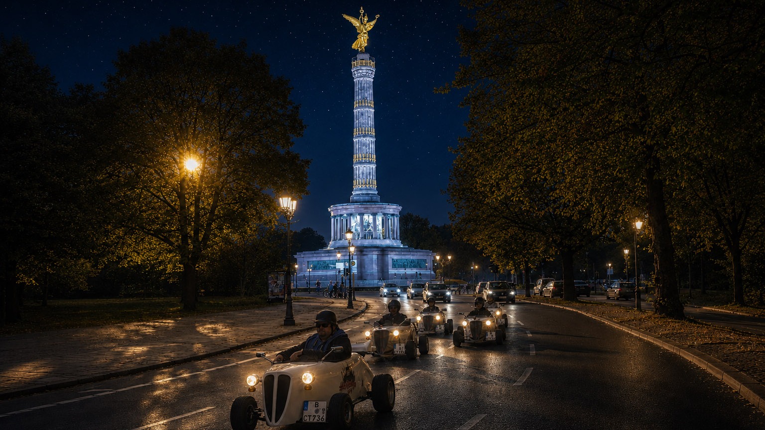 NIGHT DRIVE - im kleinsten Auto der Stadt durch Berlin
