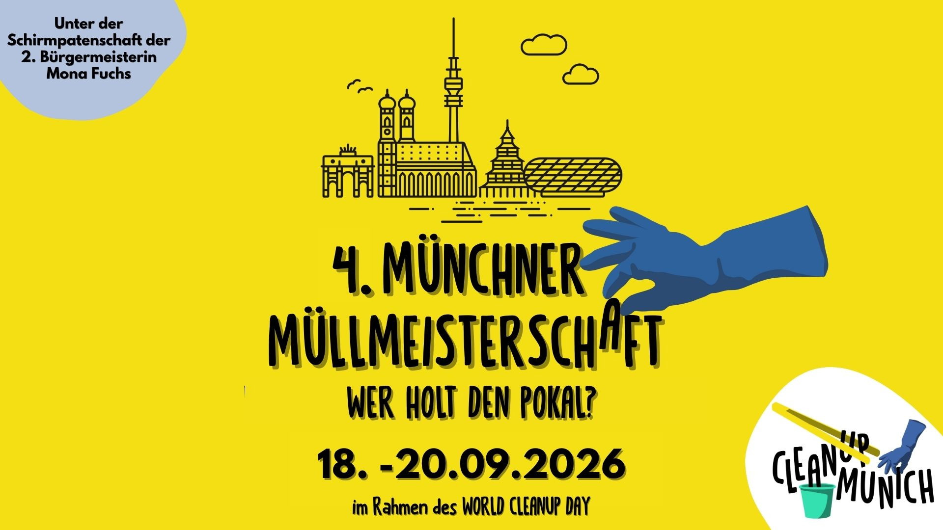 4. Münchner Müllmeisterschaft - Freiwilliger Einsatz beim Heide-Ramadama