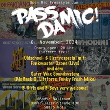 PassDaMic! Oldschool Beatsession + Open Mic