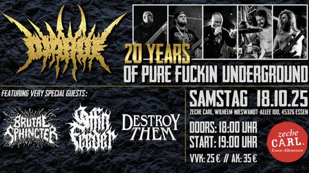 Diaroe - 20 years of pure fuckin‘ underground /// ZECHE CARL ///ESSEN