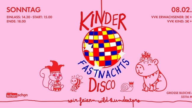 Kinderdisco – Fastnachtsspecial!