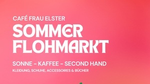 Sommer-Flohmarkt im Café frau elster