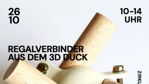 Regalverbinder aus dem 3D-Druck