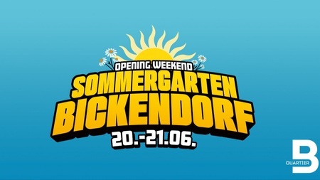 OPENING: Sommergarten Bickendorf mit MILJÖ live - EINTRITT FREI