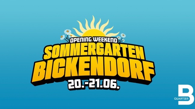 OPENING: Sommergarten Bickendorf mit MILJÖ live - EINTRITT FREI