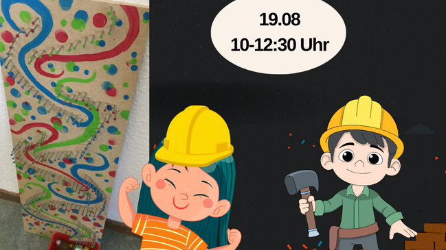Ferienprogramm 4-8 Jahre Kugelbahn bauen