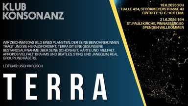 Terra - ein Klub Konsonanz Chorkonzert
