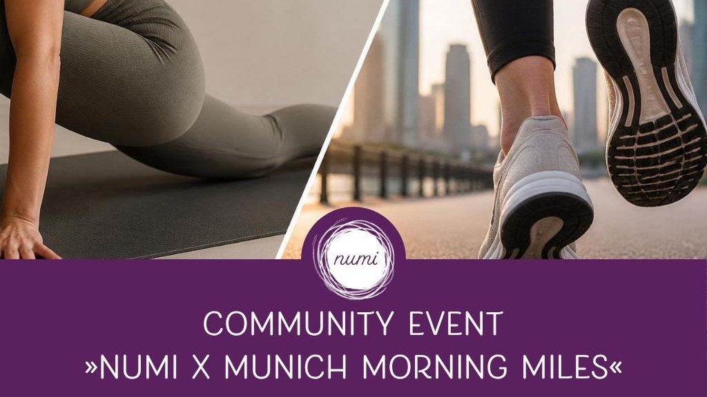 Titelbild der Veranstaltung numi x Munich Morning Miles | Sunday Run & Mobility Flow