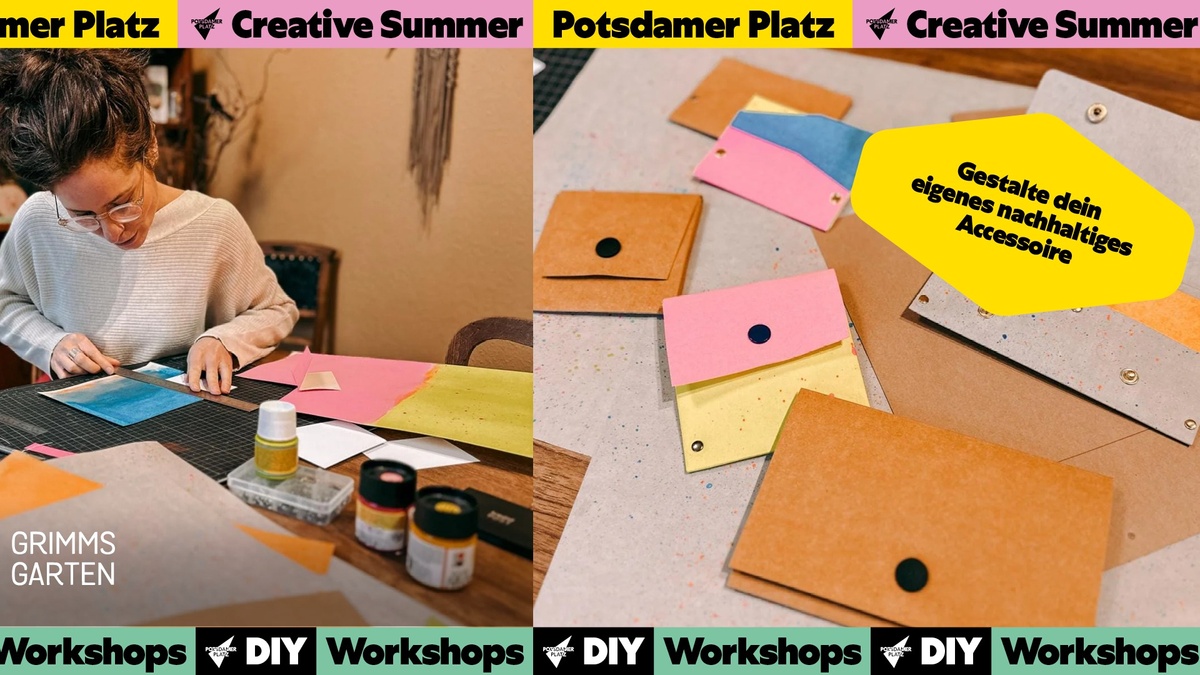 Veganes Leder-Wallet (Vegan leather wallet) | Creative Summer Potsdamer Platz
