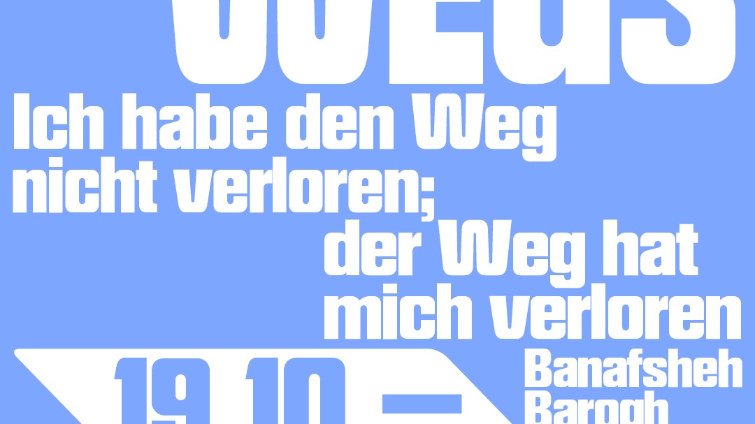 Performance-Video “UNTERWEGS - Ich habe den Weg nicht verloren; der Weg hat mich verloren” von Banafsheh Nejati Barogh