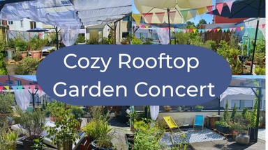 Cozy Rooftop Garden Concert