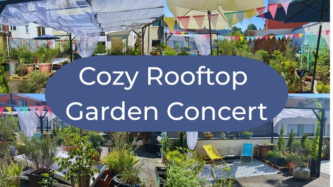 Cozy Rooftop Garden Concert